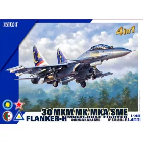   Great Wall Hobby - 1/48 Su-30MKM/MK/MKA/SME Flanker H Multirole Fighter 4 in 1