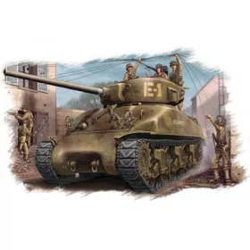Hobbyboss - U.S M4A1 76(W) Tank
