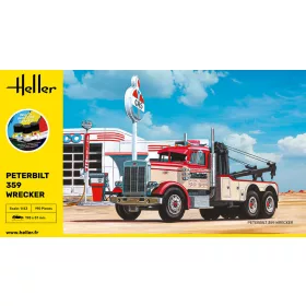 Heller - STARTER KIT Peterbilt 359 Wrecker