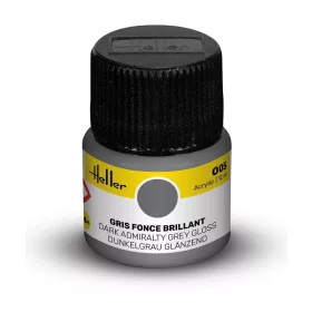 Heller - Acrylic Paint 005 Dark Admiralty Grey Gloss
