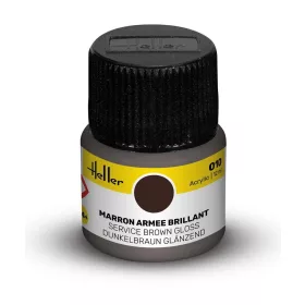 Heller - Acrylic Paint 010 Service Brown Gloss