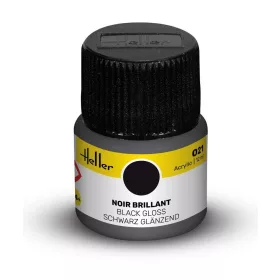 Heller - Acrylic Paint 021 Black Gloss