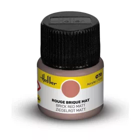 Heller - Acrylic Paint 070 Brick Red Matt