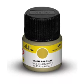 Heller - Acrylic Paint 081 Pale Yellow Matt