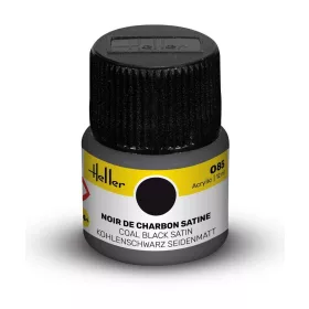 Heller - Acrylic Paint 085 Coal Black Satin