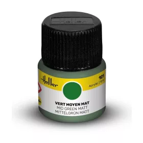 Heller - Acrylic Paint 101 Mid Green Matt