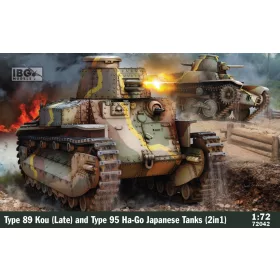   IBG - 1/72 Type 89 Kou (Late) and Type 95 Ha-Go Japanese Tanks