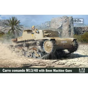 IBG - 1/72 Carro Comando M13/40 with 8mm Breda Machine Guns