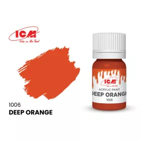 ICM - BASIC COLORS Deep Orange bottle 12 ml