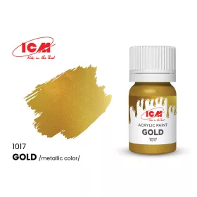 ICM - METALLIC COLORS Gold bottle 12 ml