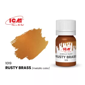 ICM - METALLIC COLORS Rusty Brass bottle 12 ml
