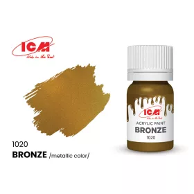 ICM - METALLIC COLORS Bronze bottle 12 ml