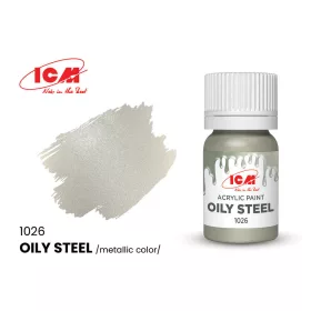 ICM - METALLIC COLORS Oily Steel bottle 12 ml