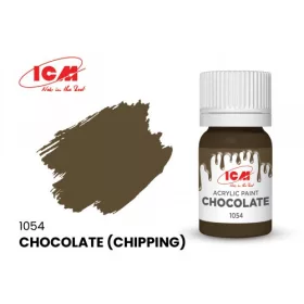 ICM - Chocolate (Chipping) flat (12 ml) - Acrylic paint