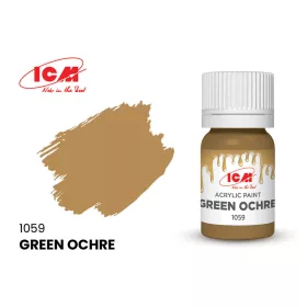 ICM - BROWN Green Ochre bottle 12 ml