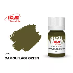 ICM - GREEN Camouflage Green bottle 12 ml