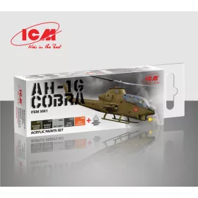 ICM - Acrylic paint set for Cobra AH-1G 6 12 ml