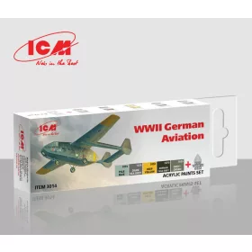   ICM - Acrylic Paint Set for German aviation after 1943 6 12 ml