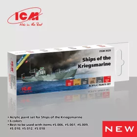   ICM - Acrylic paint set for Ships of the Kriegsmarine 6 12 ml