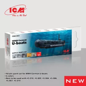 ICM - Acrylic Paint Set for WWII German U-boats 6 x12 ml