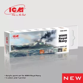   ICM - ICM WWII Royal Navy - acrylic paint set 6 bottles 12 ml