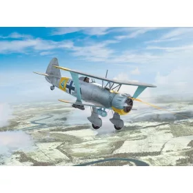   ICM - Hs 123A-1 (late), WWII German attack aircraft  (100% new molds)