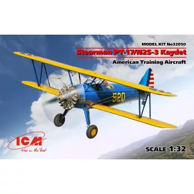   ICM - Stearman PT-17/N2S-3 Kaydet   American Training Aircraft (100% new molds)