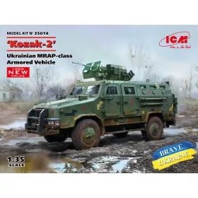   ICM - Kozak-2  Ukrainian MRAP-class Armored Vehicle (100% new molds)