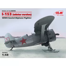 ICM - I-153 winter version WWII Soviet Biplane Fighter