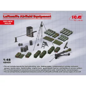  ICM - 1:48 Luftwaffe Airfield Equipment (100% new molds) - ICM