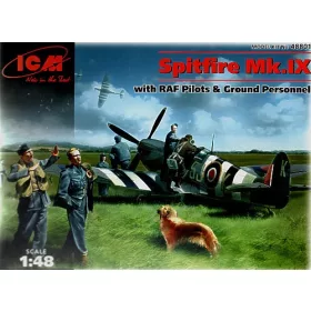 ICM - Spitfire Mk IX with RAF Pilots /Ground Crew