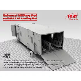   ICM - 1:35 Universal Military Pod and M8A1 US Landing Mat - ICM
