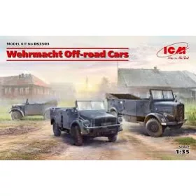 ICM - Wehrmacht Offroad Cars Kfz1 Horch 108 Typ 40 L1500A