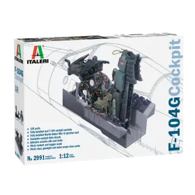 Italeri - 1:12 F-104 G COCKPIT