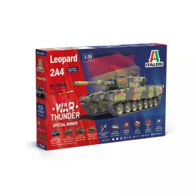   Italeri - 1:35 War Thunder: German Main Battle Tank Leopard 2A4 - New gluable rubber tracks