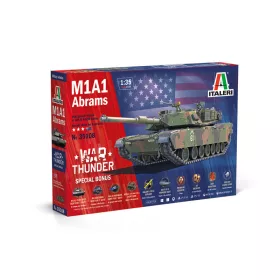   Italeri - 1:35 War Thunder: American Main Battle Tank M1A1 Abrams