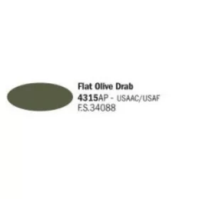 Italeri - Flat Olive Drab - Acrylic Paint (20 ml)