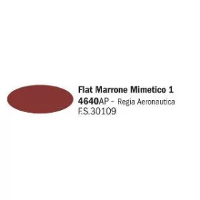 Italeri - Flat Marrone Mimetico 1 - Acrylic Paint (20 Ml)