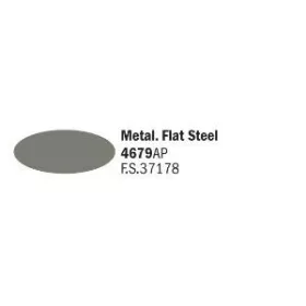Italeri - Flat Steel - Acrylic Paint (20 ml)