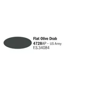 Italeri - Flat Olive Drab US Army - Acrylic Paint (20 ml)