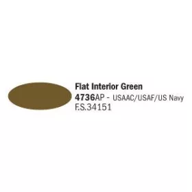 Italeri - Flat Interior Green - Acrylic Paint (20 Ml)