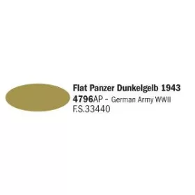   Italeri - Flat Panzer Dunkelgelb 1943 - Acrylic Paint (20 ml)