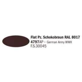  Italeri - Flat Pz. Schokobraun RAL 8017 - Acrylic Paint (20 ml)
