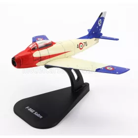   Italeri - NORTH AMERICAN F-86E SABRE MILITARY AIRPLANE 1961  CREAM RED BLUE