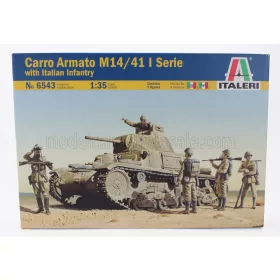   Italeri - TANK M14/41 I SERIES WITH ITALIAN INFANTRY MILITARY 1945 /