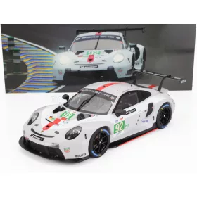   Ixo-Models - PORSCHE 911 991-2 RSR-19 4.2L TEAM PORSCHE GT N 92 24h LE MANS 2022 MICHAEL CHRISTENSEN - KEVIN ESTRE - LAURENS VANTHOOR WHITE GREY RED