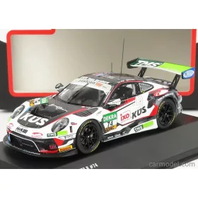   Ixo-Models - Porsche 911 991 Gt3 R Team Kus 75 Bernhard N 74 Adac Gt Masters 2021 J.Fittje - D.Pereira White Black Red