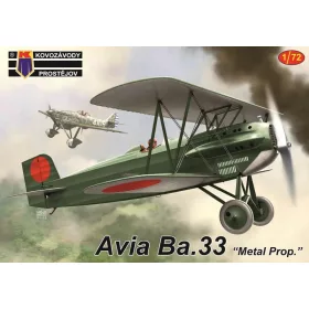 Kovozavody Prostejov - 1/72 Avia Ba.33  Metal Prop.