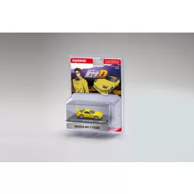   Kyosho - Mazda RX-7 (FD3S) Yellow 1995Initial D (Blister Packaging) (RHD)Limited Edition