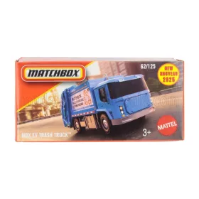   Mattel Hot Wheels - TRUCK MBX EV TRUCK TRASPORTO RACCOLTA RIFIUTI URBANI 2-ASSI 2012 BLUE